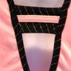 GK FIGURE SKATE GIRLS SMALL LgSLV PINK VELVET POODLE APPLIQUÃ‰ SKATE DRESS CS NWT - Image 7