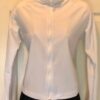 GK WHITE LgS ZIP UP ADULT SMALL BRUSH TRICOT ACTIVEWEAR WARM UP SKATE JACKET S - Image 2