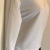 GK WHITE LgS ZIP UP ADULT SMALL BRUSH TRICOT ACTIVEWEAR WARM UP SKATE JACKET S - Image 3