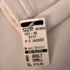 GK WHITE LgS ZIP UP ADULT SMALL BRUSH TRICOT ACTIVEWEAR WARM UP SKATE JACKET S - Image 5