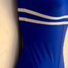 GK BIKETARD ADULT SMALL ROYAL NYLON/SPANDEX SILVER TRIM DANCE GYMNAST TANK Sz AS - Image 2