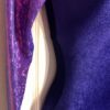 GK LgSLV ADULT X-SMALL CONCORD VELVET PURPLE FOIL GYMNASTIC DANCE LEOTARD AXS - Image 3