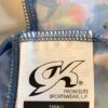 GK ICE SKATE GIRLS SMALL CAP SLV MATTE TRICOT BLUE VELVET FLORAL PRINT DRESS CS - Image 10