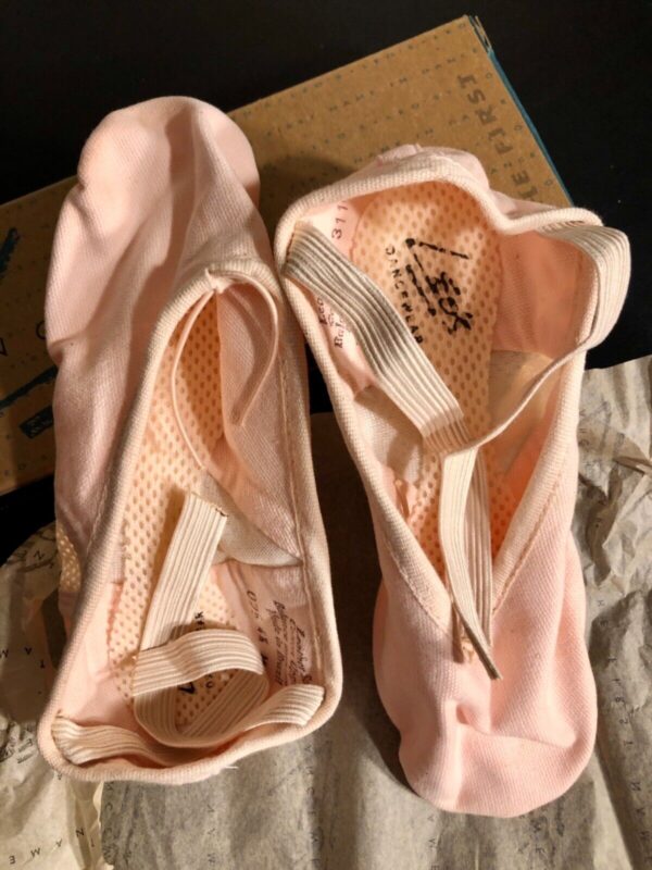 LEO'S BALLET SHOES WOMENS SIZE 4.5 ARABESQUE COTTON PINK Sz 4.5 NEW IN BOX! - Image 3