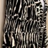 CHRISTOPHER & BANKS WOMENS SMALL BLACK & WHITE ZEBRA TIE SWEATER100% COTTON Sz S - Image 2