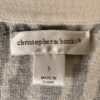 CHRISTOPHER & BANKS WOMENS SMALL BLACK & WHITE ZEBRA TIE SWEATER100% COTTON Sz S - Image 6