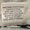 CHRISTOPHER & BANKS WOMENS SMALL BLACK & WHITE ZEBRA TIE SWEATER100% COTTON Sz S - Image 7