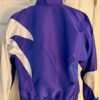 GK WARM UP CHILD LARGE PURPLE IRIDESCENT WHITE SPARKLE GYMNAST SKATE JACKET Sz L - Image 2