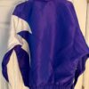 GK WARM UP CHILD LARGE PURPLE IRIDESCENT WHITE SPARKLE GYMNAST SKATE JACKET Sz L - Image 5