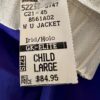 GK WARM UP CHILD LARGE PURPLE IRIDESCENT WHITE SPARKLE GYMNAST SKATE JACKET Sz L - Image 7