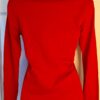 KAVIO! GK ADULT SMALL LgS RED GYMNASTIC TERMS USA PRINT COTTON T-SHIRT S (4-6) - Image 3