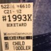 GK KIDS BIKETARD CHILD TODDLER DENIM VELVET RED GYMNASTICS DANCE TANK TD NWT! ! - Image 4