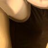 GK DANCE TOP ADULT MEDIUM BLACK CAMISOLE MICROFIBER DANCE CHEER JAZZ GYM Sz  AM - Image 3