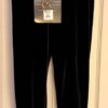GK DANCE LADIES X-SMALL BLACK VELVET JEWELED CUFFED CAPRI DRESS PANTS SZ XS NWT! - Image 3