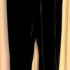GK DANCE LADIES X-SMALL BLACK VELVET JEWELED CUFFED CAPRI DRESS PANTS SZ XS NWT! - Image 4
