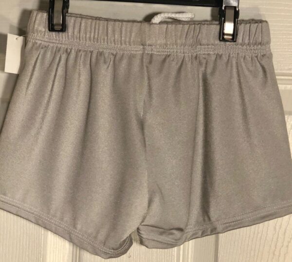 GK BOYS X-SMALL COMPETITION SHORTS GRAY N/S GYMNASTICS RUNNING GYM Sz CXS NWT - Image 2