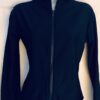 GK LgS ZIP UP ADULT SMALL NAVY BRUSH TRICOT GYMNASTICS WARM UP JACKET Sz AS NWT
