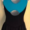 GK ICE FIGURE SKATE ADULT SMALL SLVLS MICROFIBER TURQUOISE/NAVY TANK DRESS AS - Image 5