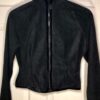 GK FITTED ICE SKATE JACKET ADULT MEDIUM BLACK FLEECE VELVET TRIM ZIP  SZ M NWT! - Image 3