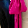 GK DANCE JAZZ ADULT SMALL BLACK & PINK MYSTIQUE WITH SASH PERFORMANCE PANTS SZ S - Image 3