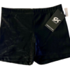 CHEER GK ADULT MEDIUM BLACK MYSTIQUE MICRO MINI WORKOUT CHEER DANCE SHORTS SZ M