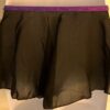 GK DANCE BALLET GIRLS SMALL CLASSIC FAUX WRAP GEORGETTE SKIRT PURPLE FOIL Sz CS - Image 5