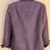 KORET WOMENS SIZE PETITE 6 PURPLE SUEDE FINISH BUTTON UP JACKET Sz 6P EUC! - Image 2