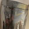 GK DANCE JAZZ LADIES SMALL ANTIQUE SILVER SHIMMER HIP HUGGER FLARE PANTS SZ S - Image 2