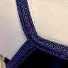 GK DANCE JAZZ TOP GIRLS SMALL BLUE VELVET FOIL CRISSCROSS STRAPS CAMISOLE SZ S - Image 2