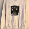 LEES GK SWEATSHIRT PRINT ADULT LARGE HEATHER GRAY CREW NECK PULLOVER Sz AL NWT!