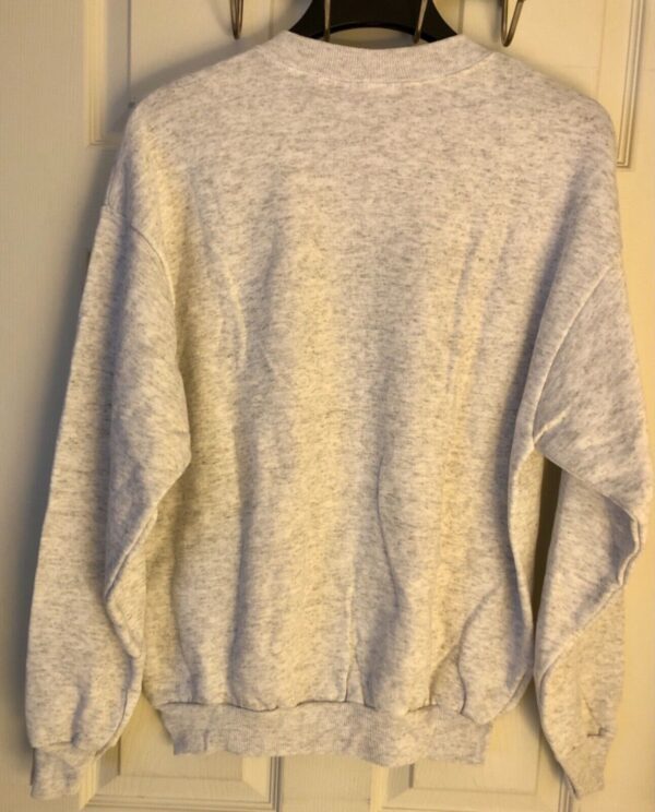 LEES GK SWEATSHIRT PRINT ADULT LARGE HEATHER GRAY CREW NECK PULLOVER Sz AL NWT! - Image 4