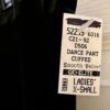 GK DANCE LADIES X-SMALL BLACK VELVET CUFFED BOTTOM PERFORMANCE DRESS PANTS SZ XS - Image 4