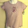GK 'SKATERS SPARKLE' GRAPHIC STUDS CHILD 4-TODDLER PURPLE SSLV COTTON TEE TOP 4T