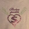 GK 'SKATERS SPARKLE' GRAPHIC STUDS CHILD 4-TODDLER PURPLE SSLV COTTON TEE TOP 4T - Image 2