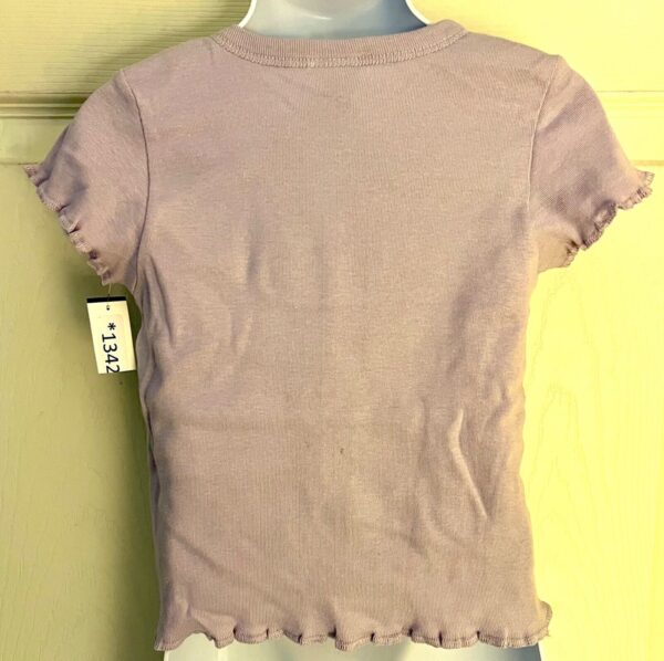 GK 'SKATERS SPARKLE' GRAPHIC STUDS CHILD 4-TODDLER PURPLE SSLV COTTON TEE TOP 4T - Image 3