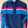 GK WARM UP JACKET ADULT SMALL NAVY BLUE PINK SUPPLEX NYLON GYMNASTICS CHEER AS - Image 2