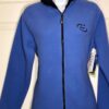 AVALANCHE CHEER FLEECE JACKET LADIES SMALL OCEAN BLUE FAUX FUR COLLAR  Sz S NWT!
