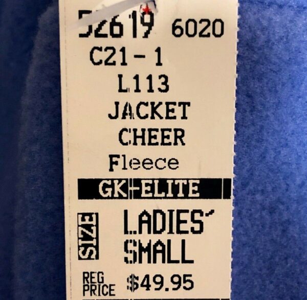 AVALANCHE CHEER FLEECE JACKET LADIES SMALL OCEAN BLUE FAUX FUR COLLAR  Sz S NWT! - Image 12